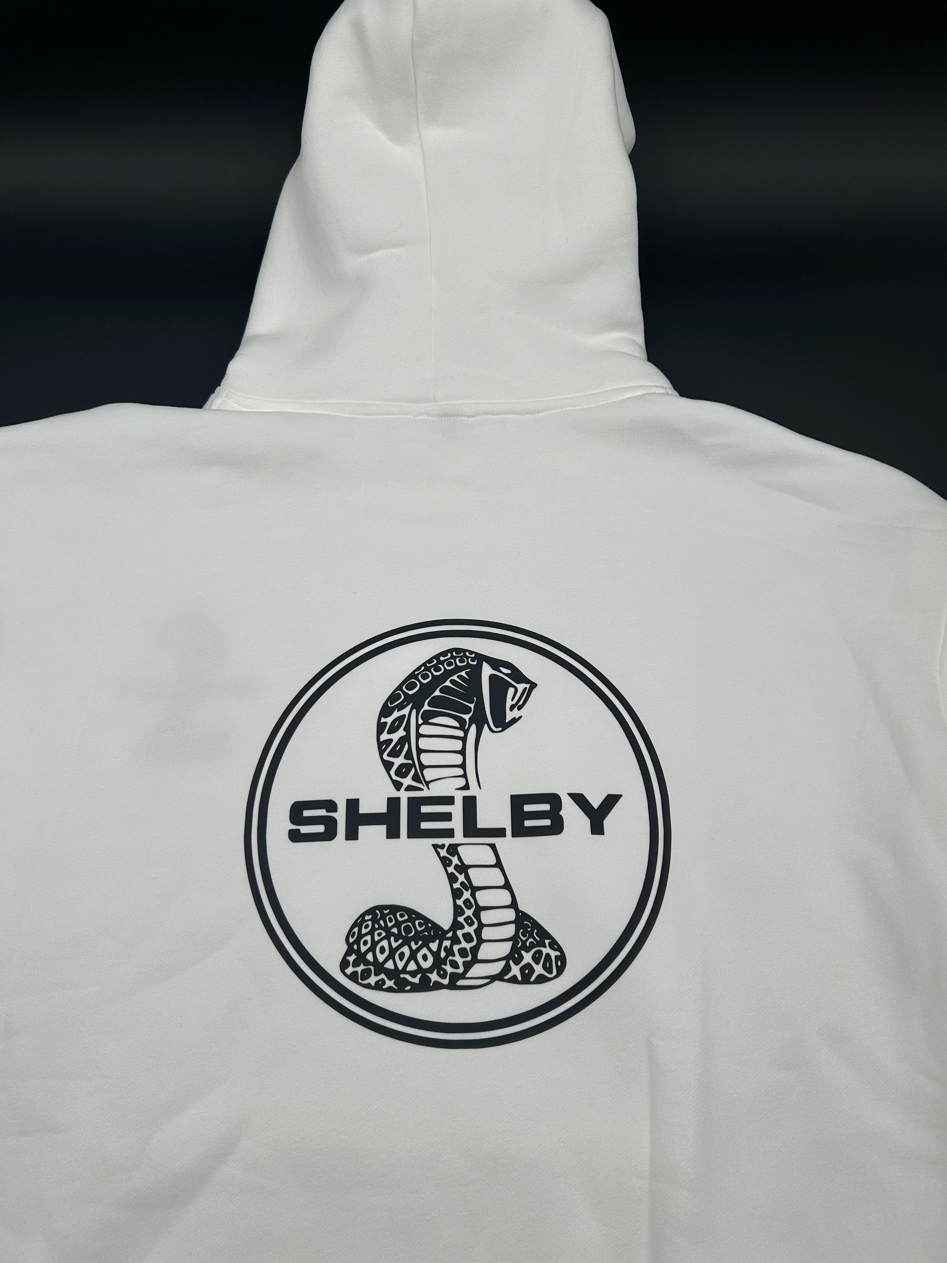 Cobra Embroidered 100% Cotton Heavyweight Oversized Hoodie Car Enthusiast Menswear Pullover Casual - DRVN Apparel
