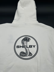 Cobra Embroidered 100% Cotton Heavyweight Oversized Hoodie Car Enthusiast Menswear Pullover Casual - DRVN Apparel