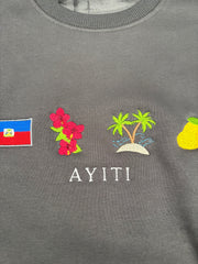 Ayiti Embroidered Crewneck