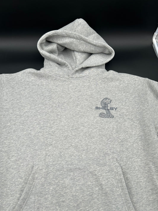 Cobra Embroidered 100% Cotton Heavyweight Oversized Hoodie Car Enthusiast Menswear Pullover Casual - DRVN Apparel