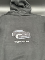 SEE DESCRIPTION Embroidered Car Hoodies 100% Cotton 380 GSM Custom Front Pocket Logo+Large Back Car Design - DRVN Apparel